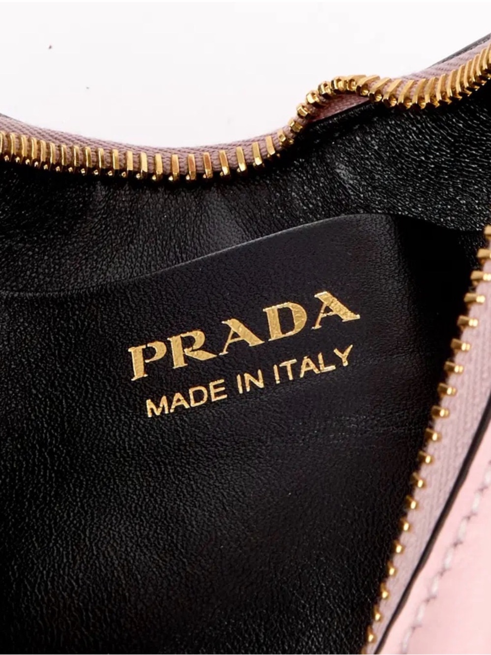 Prada Pink Crescent Shoulder Bag - Picture 3 of 3